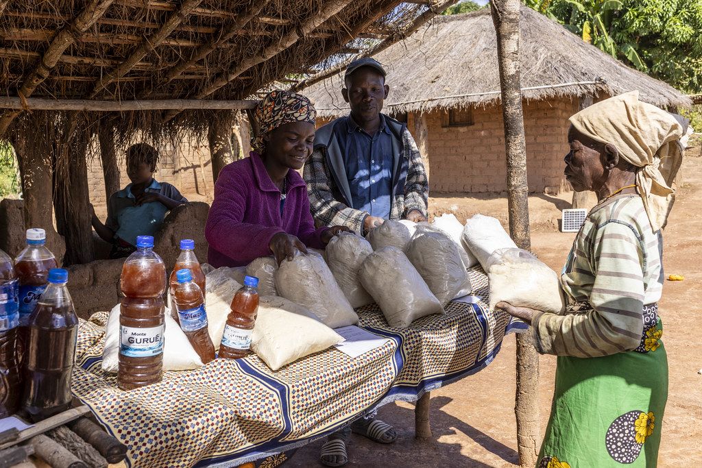 Families receiving food supplies